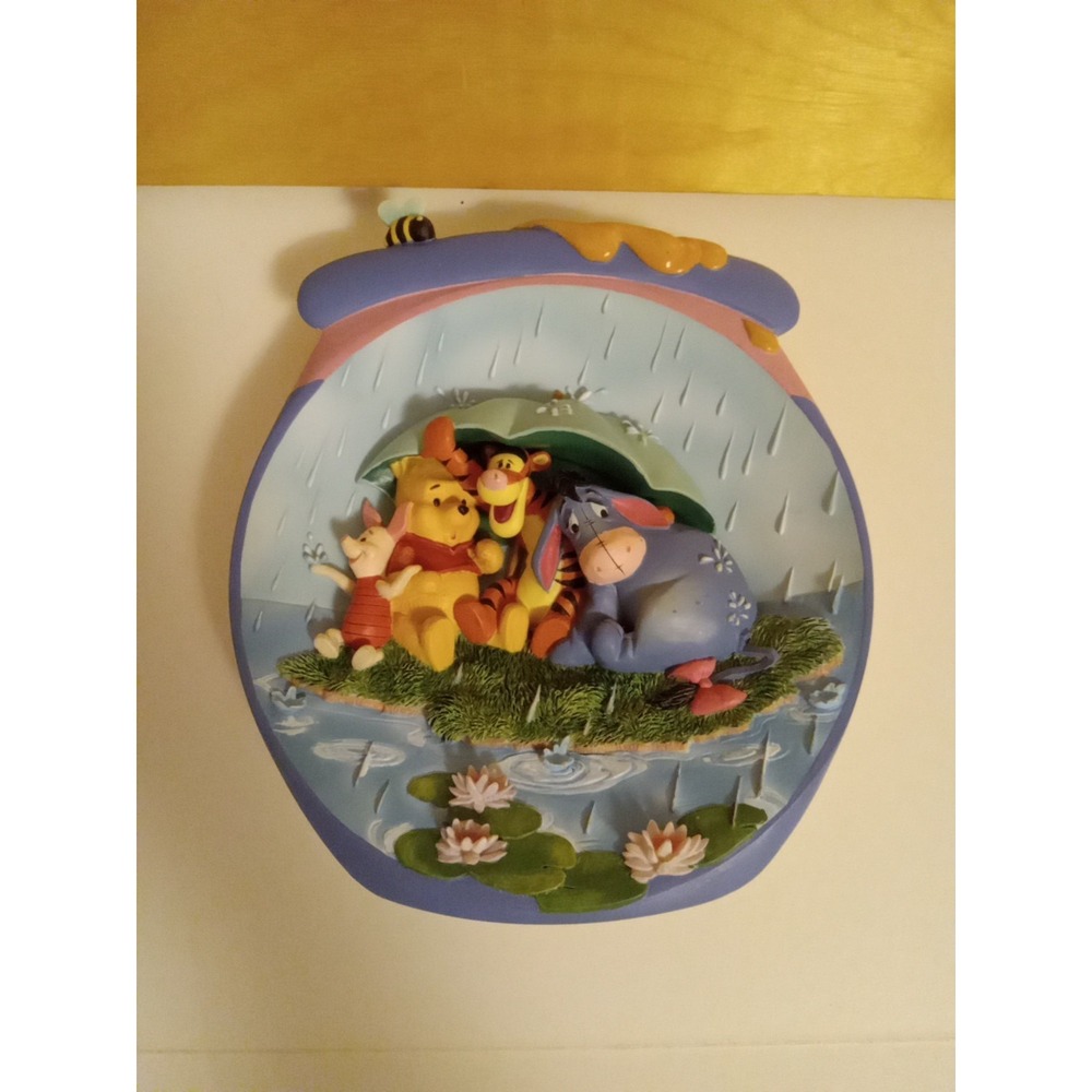 Bradford Exchange Poohs Hunnypot Adventures Limited Edition 3d Plate H5991